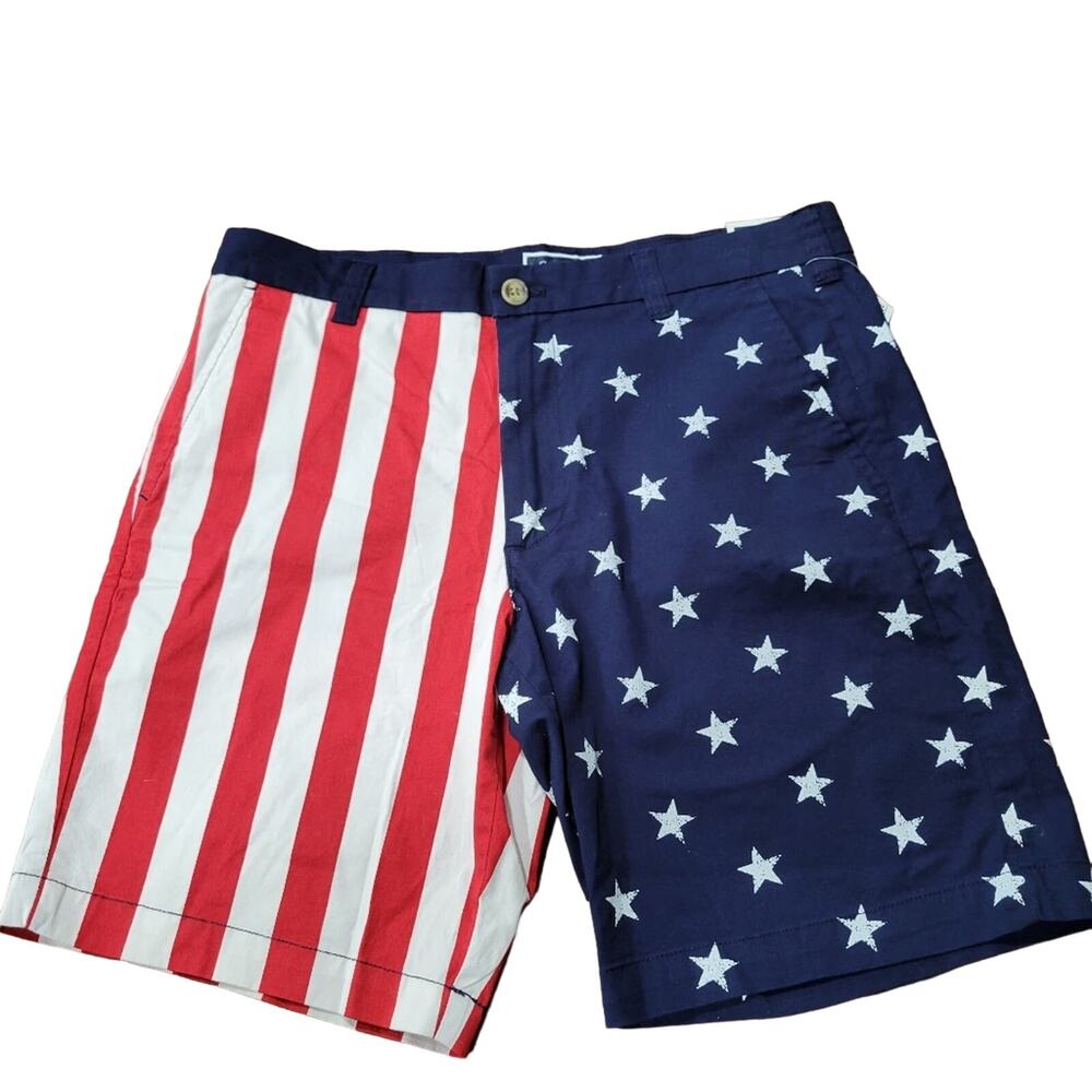 Men's Club Room Americana Classic Flag Shorts. Size 30